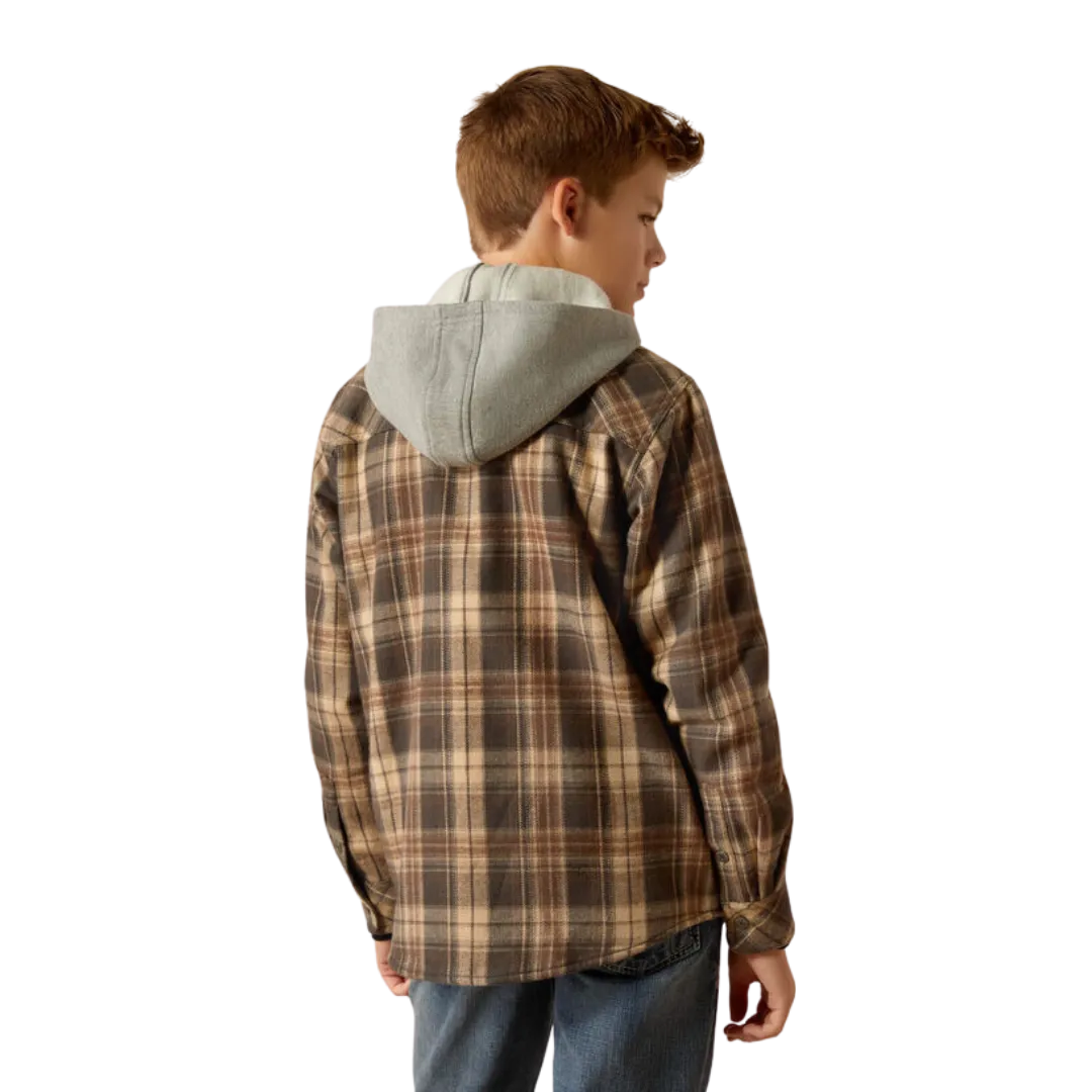 Ariat Kid's Bison Plains Hydran Heather Hoodie