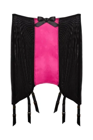 Audrey Pink and Black Girdle