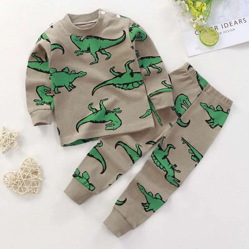 Baby Cotton Pajamas, Loungewear Two-piece Set