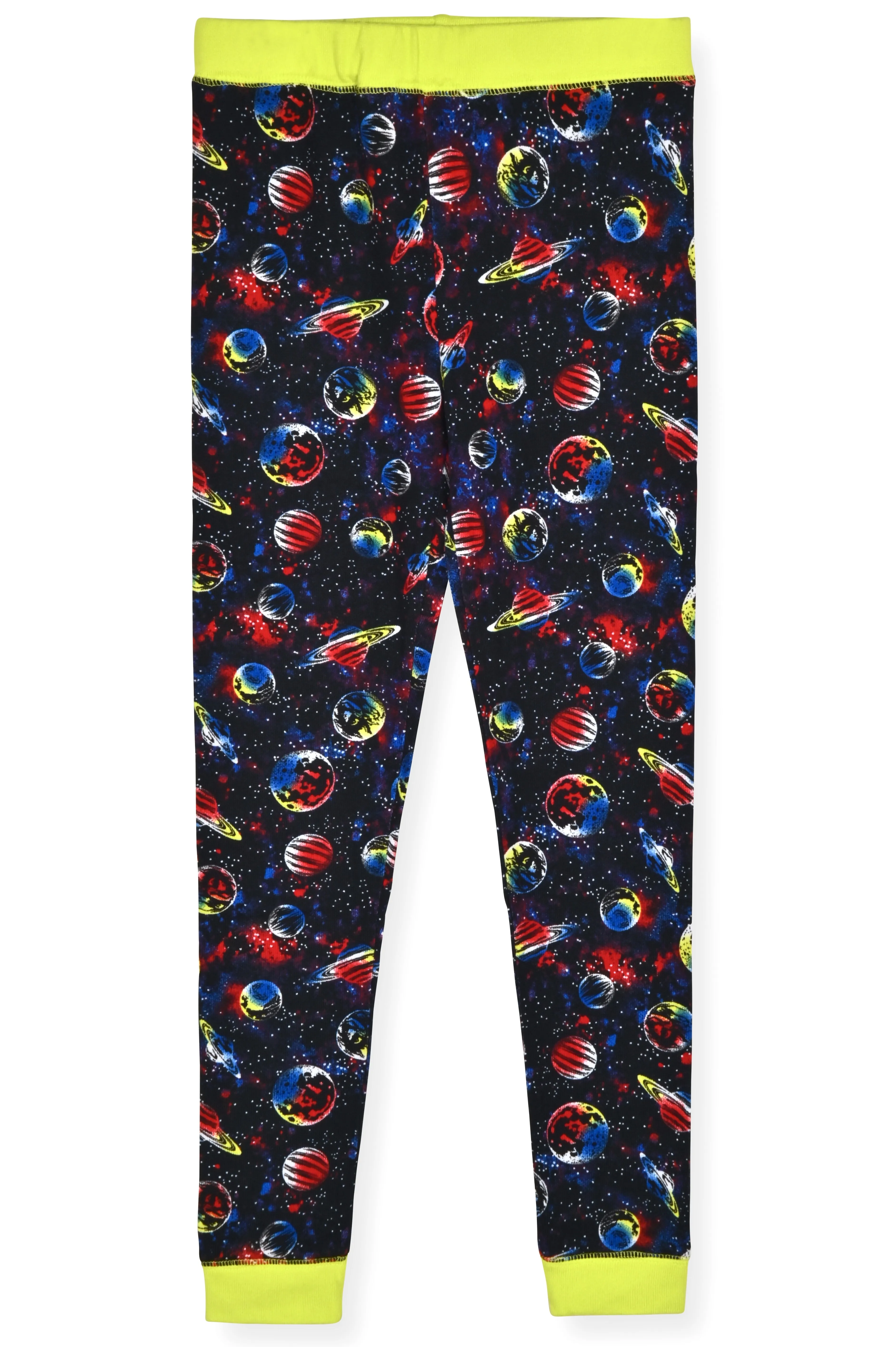 Boys 2- Piece Super Soft Jersey Snug Fit Pajama Set- Planets.