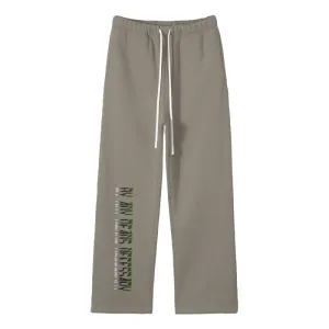 By Any Means Necessary - B.A.M.N Streetwear Unisex Solid Color Fleece Straight Leg Jogging Pants