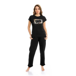 Comfortable and Stylish Activewear Pajamas For Women - Black