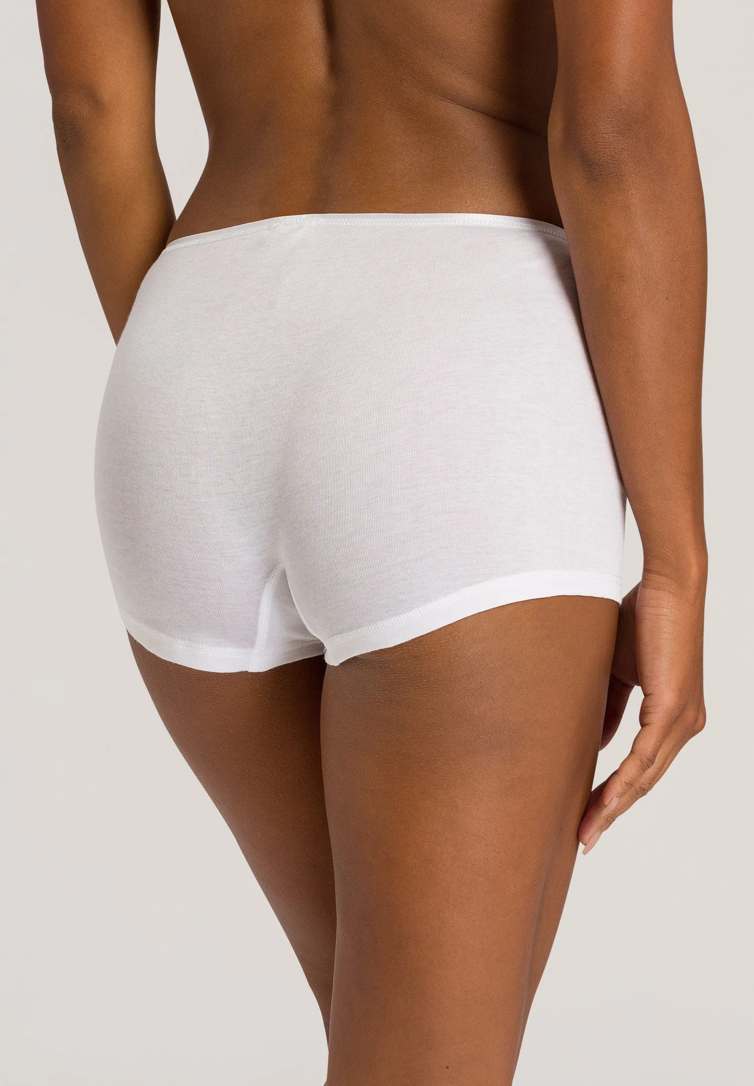 Cotton Seamless Cotton Boyleg | White 71631-101