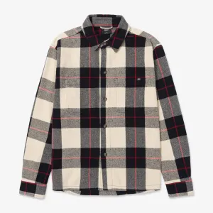 FW24 Premium Cream Flannel Overshirt from Foundations Collection