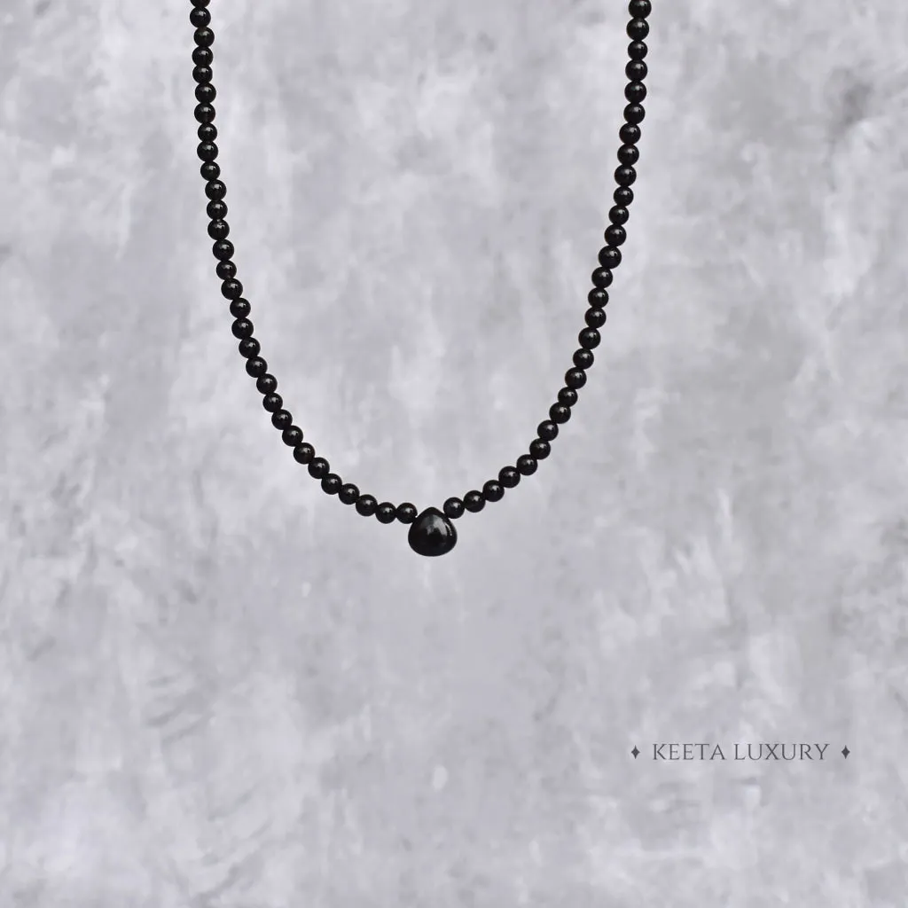 Heart - Black Onyx Necklace