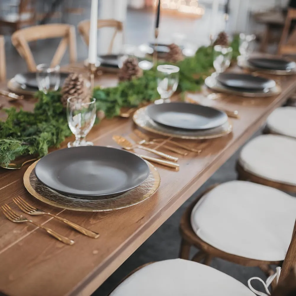 Heirloom Onyx Matte Black Dinner Plate