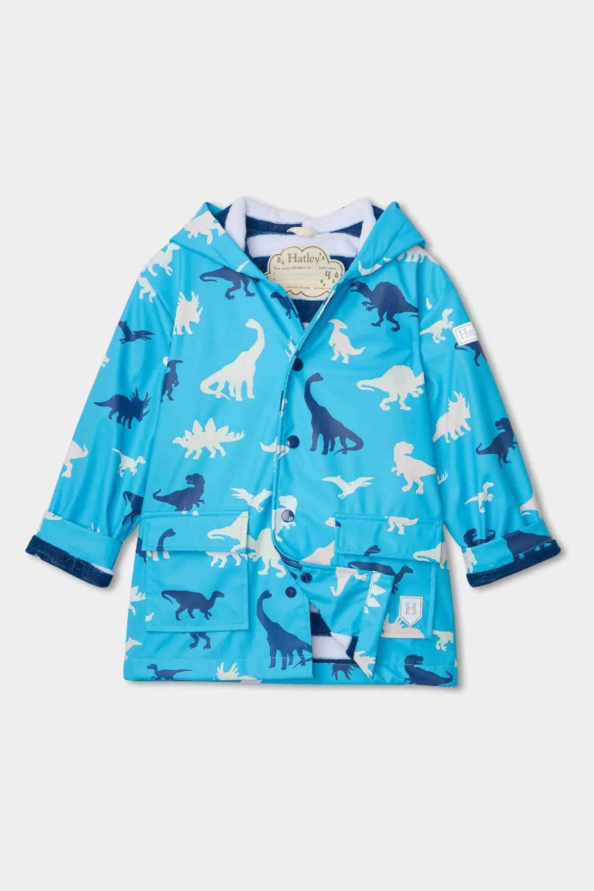 Kids Rain Jacket Hatley Prehistoric Dinos