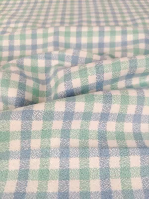 Mammoth Junior Plaid Cotton Flannel - Sea Glass