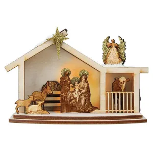 Old World Christmas Ginger Nativity Ornament