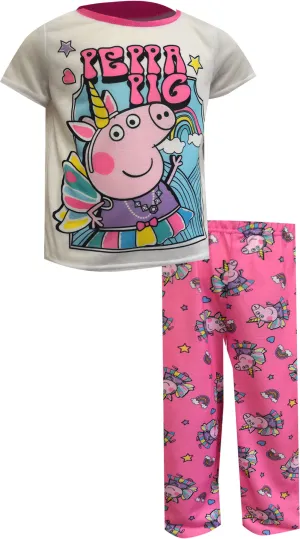 Peppa Pig Unicorn Everything Happy Toddler Pajamas