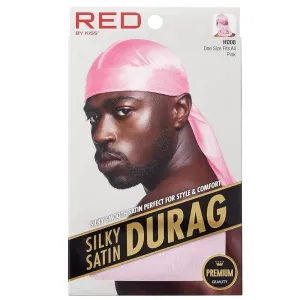 Red By Kiss Silky Satin Durag Pink HD08