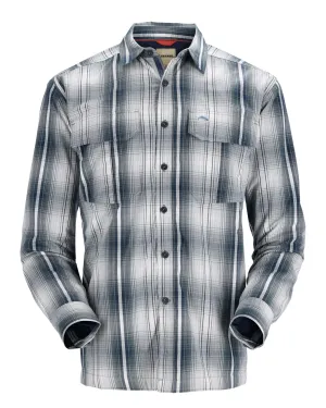 Simms M's ColdWeather LS Shirt / Navy Sterling Plaid