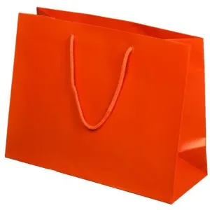 Valencia Matte Rope Handle Euro-Tote Shopping Bags - 13.0 x 5.0 x 10.0