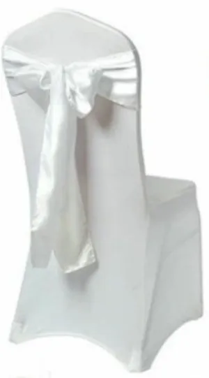 White Satin Sash