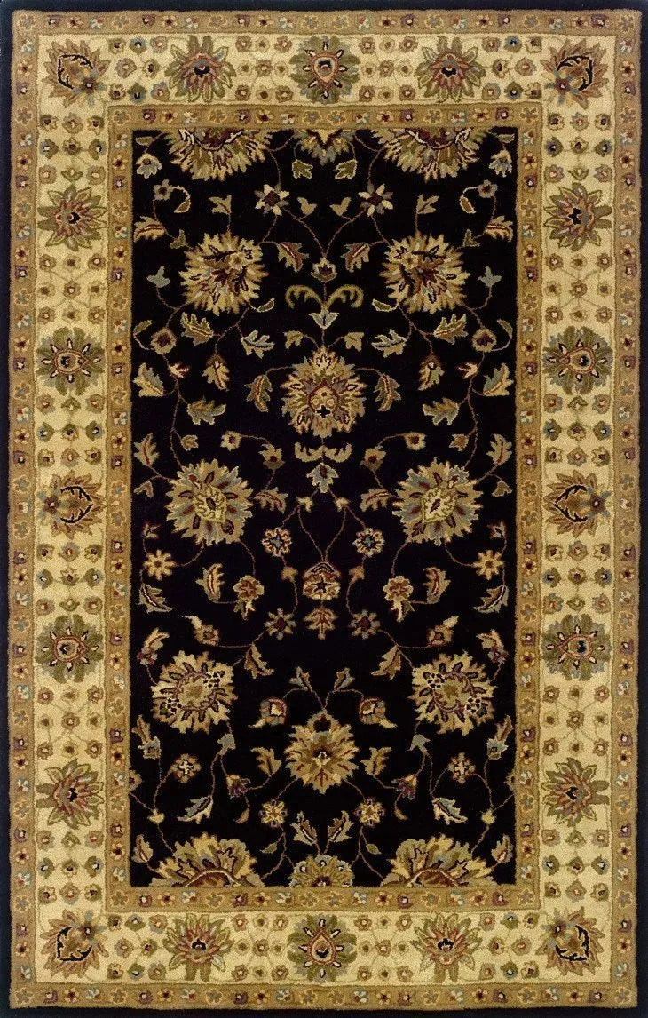 Windsor 23106 Black/ Ivory Rug