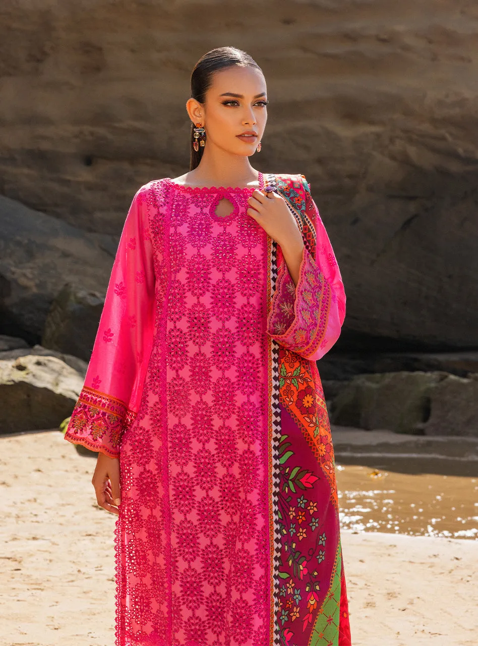 Zainab Chottani Chikankari Luxury Lawn Collection 2024 – Laali - 6A