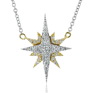 ZP1102 Pendant in 14k Gold with Diamonds